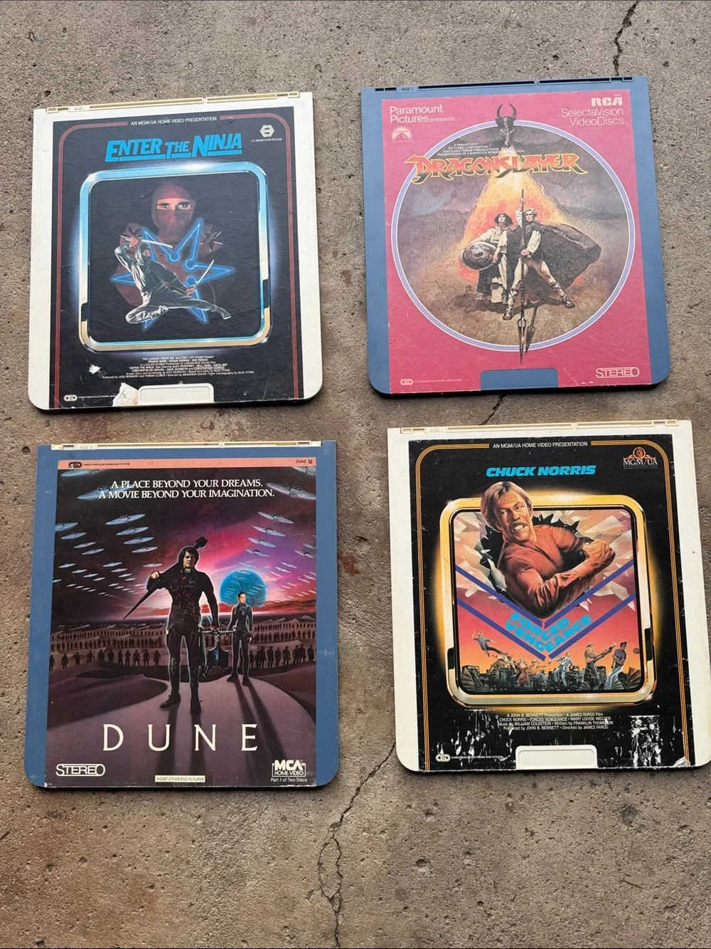 Vintage Video Game/Film Soundtrack Lot - Multicolor Collectible Discs CED